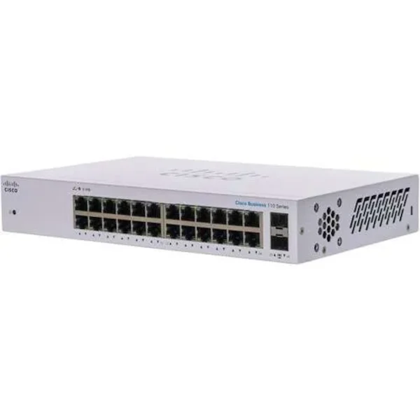 Cisco Business CBS110-24T-UK Unmanaged Switch| 24 Port GE | 2x1G SFP