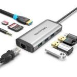 Vention USB C Multi-function 8 in 1 Docking Station ( 87W)-CNDHB