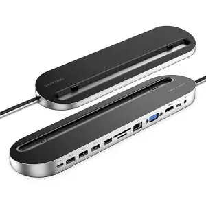 Vention USB C Multi-function 12 in 1 Docking Station - THSHC