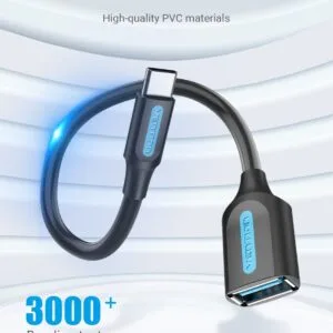 Vention USB 3.1(Gen 1) C Male to A Female OTG Cable 0.15M - CCVBB