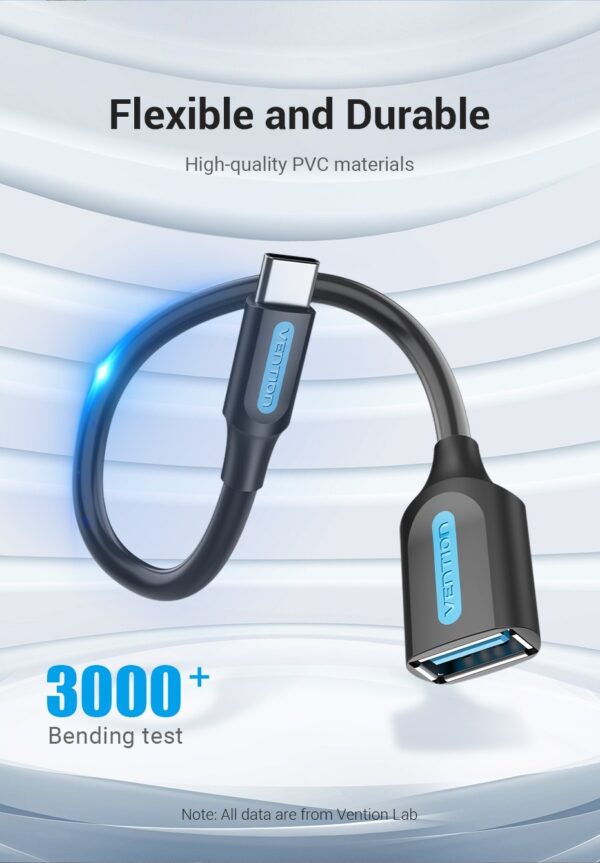 Vention USB 3.1(Gen 1) C Male to A Female OTG Cable 0.15M - CCVBB
