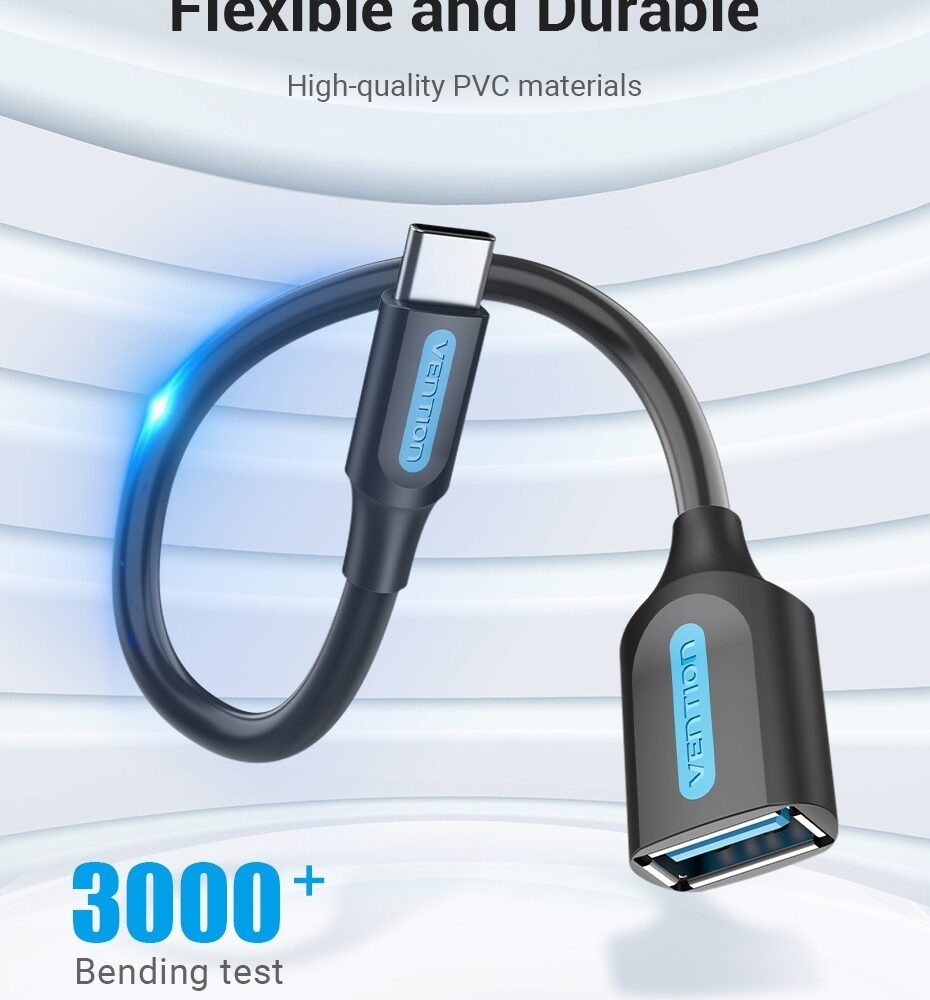 Vention USB 3.1(Gen 1) C Male to A Female OTG Cable 0.15M - CCVBB