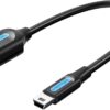 Vention USB 2.0 Mini-B Male to A Female OTG Cable 0.15M-CCTBB