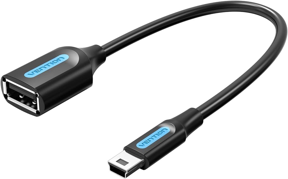 Vention USB 2.0 Mini-B Male to A Female OTG Cable 0.15M-CCTBB