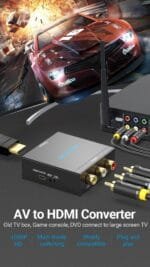 Vention RCA to HDMI Converter AEFBO Black Metal Type