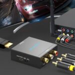 Vention HDMI to RCA Converter-AEEBO Black Metal Type