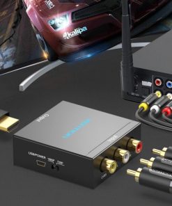 Vention HDMI to RCA Converter-AEEBO Black Metal Type