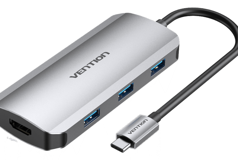 Vention USB C Multi-function 6 in 1 Docking Station - CNCHB