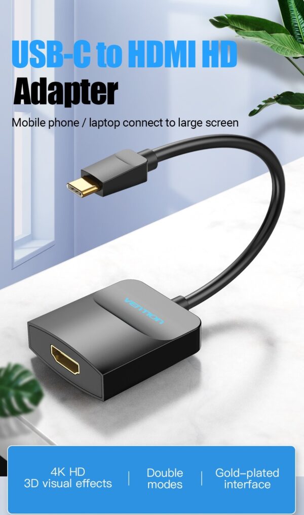 Vention Type-C to HDMI Adapter 0.15M - TDCBB