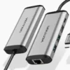 Vention USB-C Multi-Functional 5 in 1 Docking Station Type C to USB 3.0(3 ports)-TGDHB