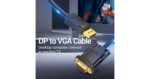 Vention DisplayPort to VGA Cable 1.5M Black - VEN HBLBG