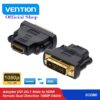 Vention DVI(24+1) Male to HDMI Female Adapter Black - ECDBO