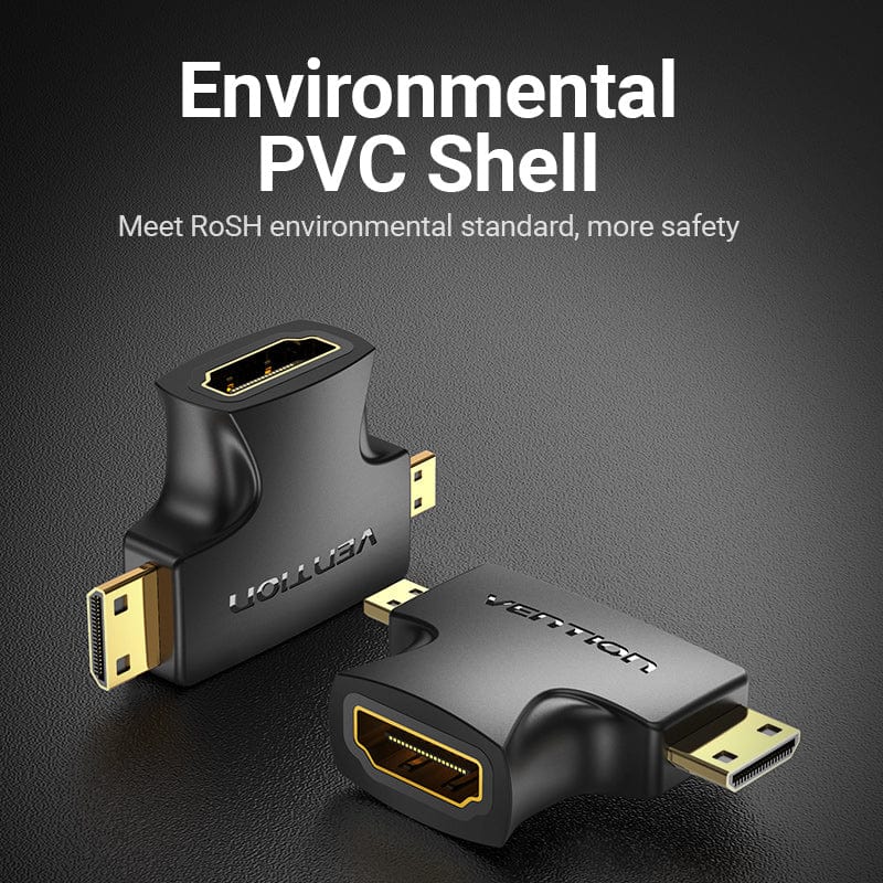 2-in-1 Mini & Micro HDMI to HDMI Adapter