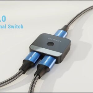 Vention 2-Port HDMI Bi-Direction 4K Switcher Black ABS Type - AKOB0