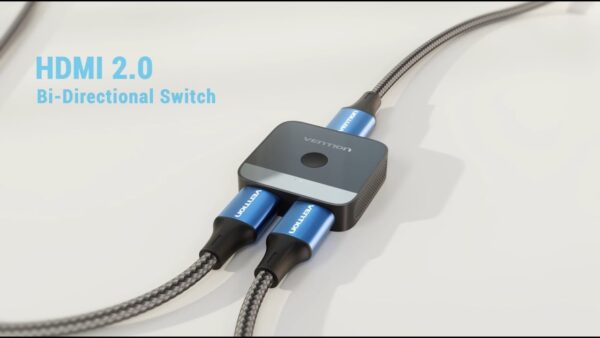 Vention 2-Port HDMI Bi-Direction 4K Switcher Black ABS Type - AKOB0