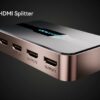 Vention 1 In 2 Out HDMI Splitter 4K@30Hz Gold Aluminum Alloy Type-ACBGO