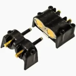 Electric fence sliding gate contact