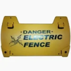 Electric Fence Warning Signs