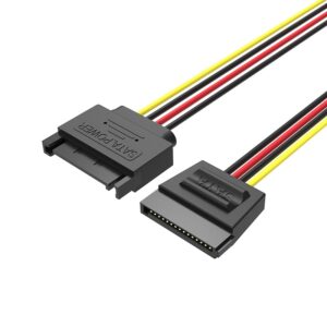 Vention KDABY SATA 15P Power Extension Cable – 0.3M