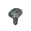 Vention 3-Port USB (C + A + A) Car Charger with FM Transmitter (30W/18W/5W) Black ABS Type, FFLB0