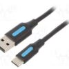 Vention COKBH USB 2.0 A Male to C Male 3A Cable 2M Black