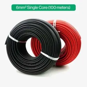 6mm PV Cable Single Core1000VDC UV