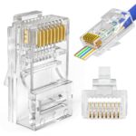 Vention IDDRO-100 Cat.6 UTP RJ45 Modular Plug Transparent