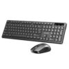 Vention KTCBO-EN Wireless Full-Sized Keyboard and Mouse Combo with Mouse Pad Black Slim Type - US English Layout