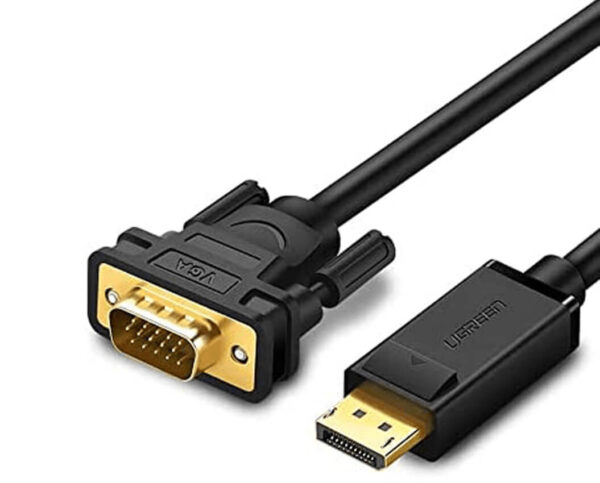 ugreen dp male to vga male cable 1.5m (black) UG- 10247