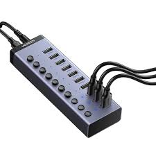 Ugreen UG- 90306 USB 3.0 7-Port Hub-12V2A (DC: 5.5) Power Supply (UK)