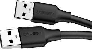 Ugreen UG- 10309 USB 2.0 A Male to A Male Cable 1m (Black)