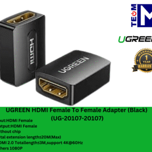 Ugreen UG- 20107 HDMI Female to Female Adapter (Black)