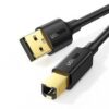 Ugreen UG- 10351 USB 2.0 AM to BM Print Cable 5m (Black) – US135