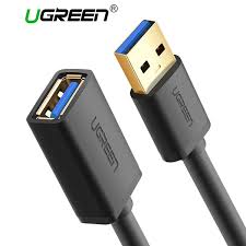 Ugreen USB 3.0 Extension Male Cable 1.5m (Black) UG- 30126