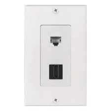 HDMI and Ethernet Faceplate