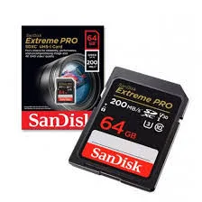 SanDisk Extreme Pro microSDXC 200MBs 64GB